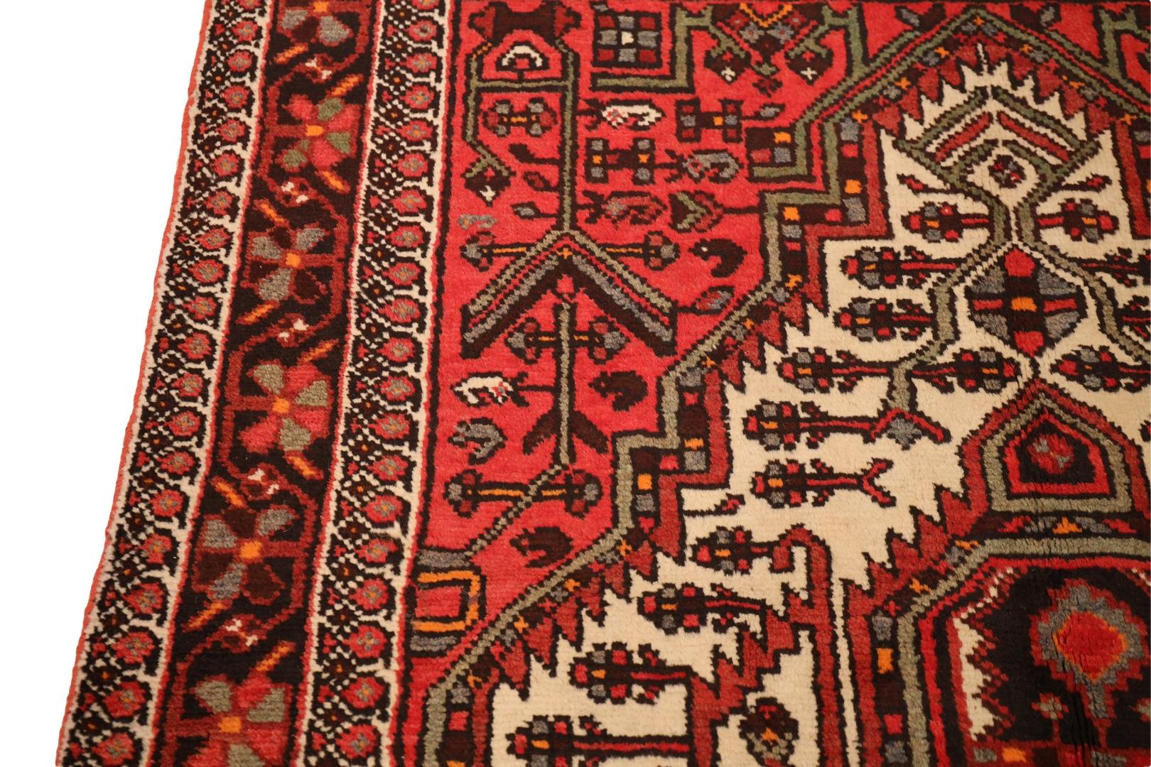 Hamedan Vintage-Teppich - 4'6