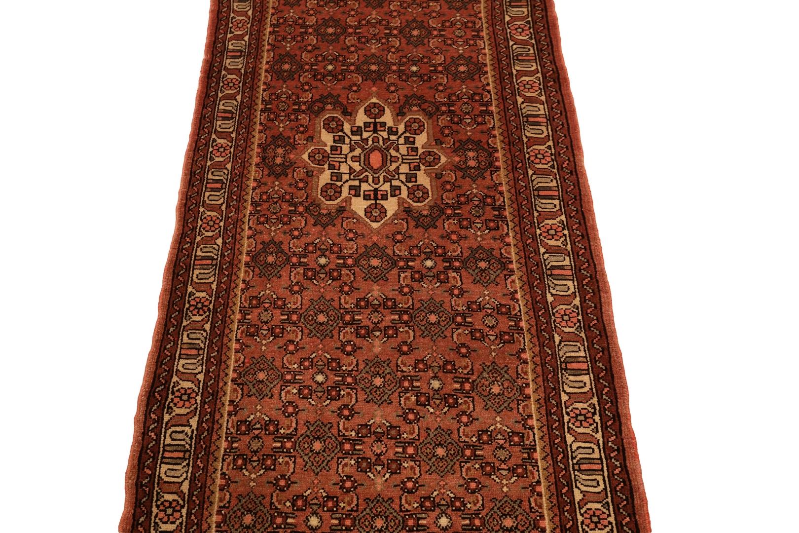 Hamedan Vintage Runner In Good Condition For Sale In New York, NY