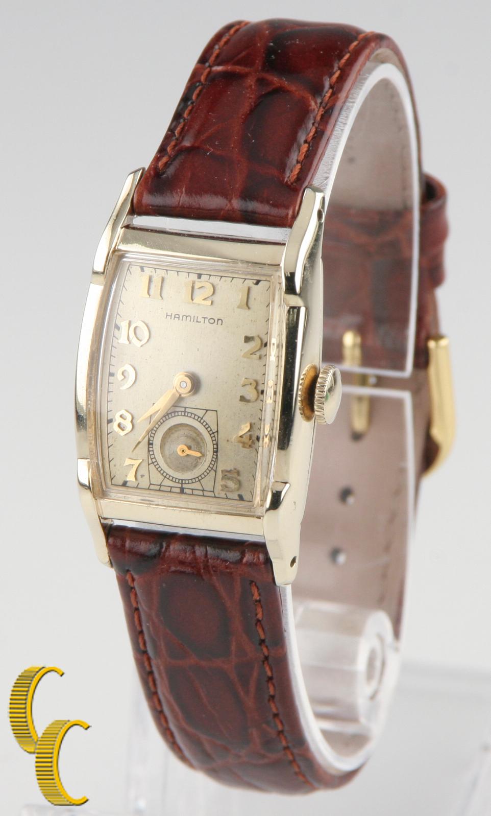 Manual Movement #753.
Movement Serial #6728F.
Case #S856369.
Weight: 26.1 grams.
Does not include the original box or paperwork.
This watch is guaranteed authentic. One year warranty included with purchase.

10k gold filled case.
Width: 22