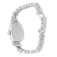 Hamilton 14 Karat White Gold Vintage Diamond Watch