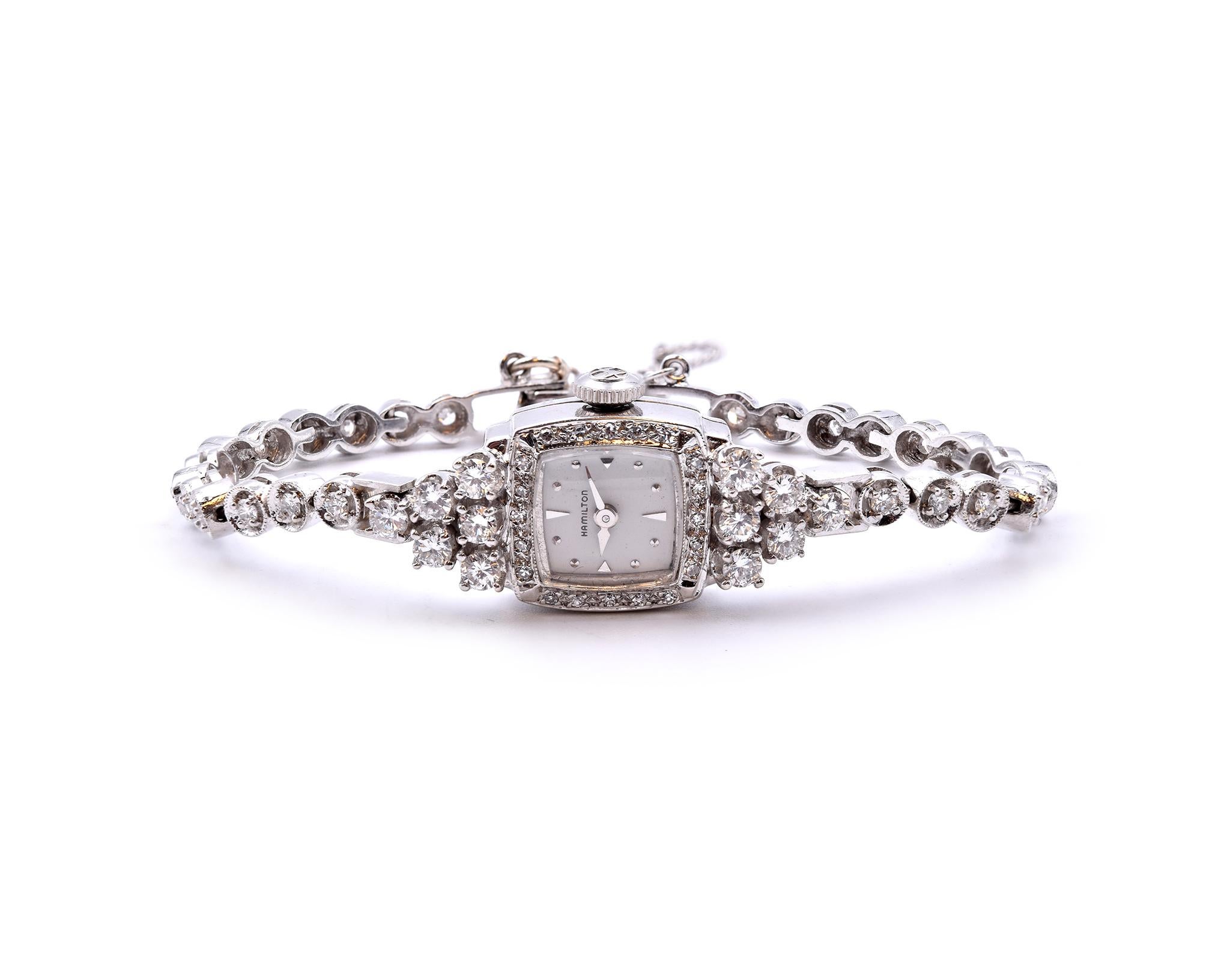 hamilton diamond ladies watch