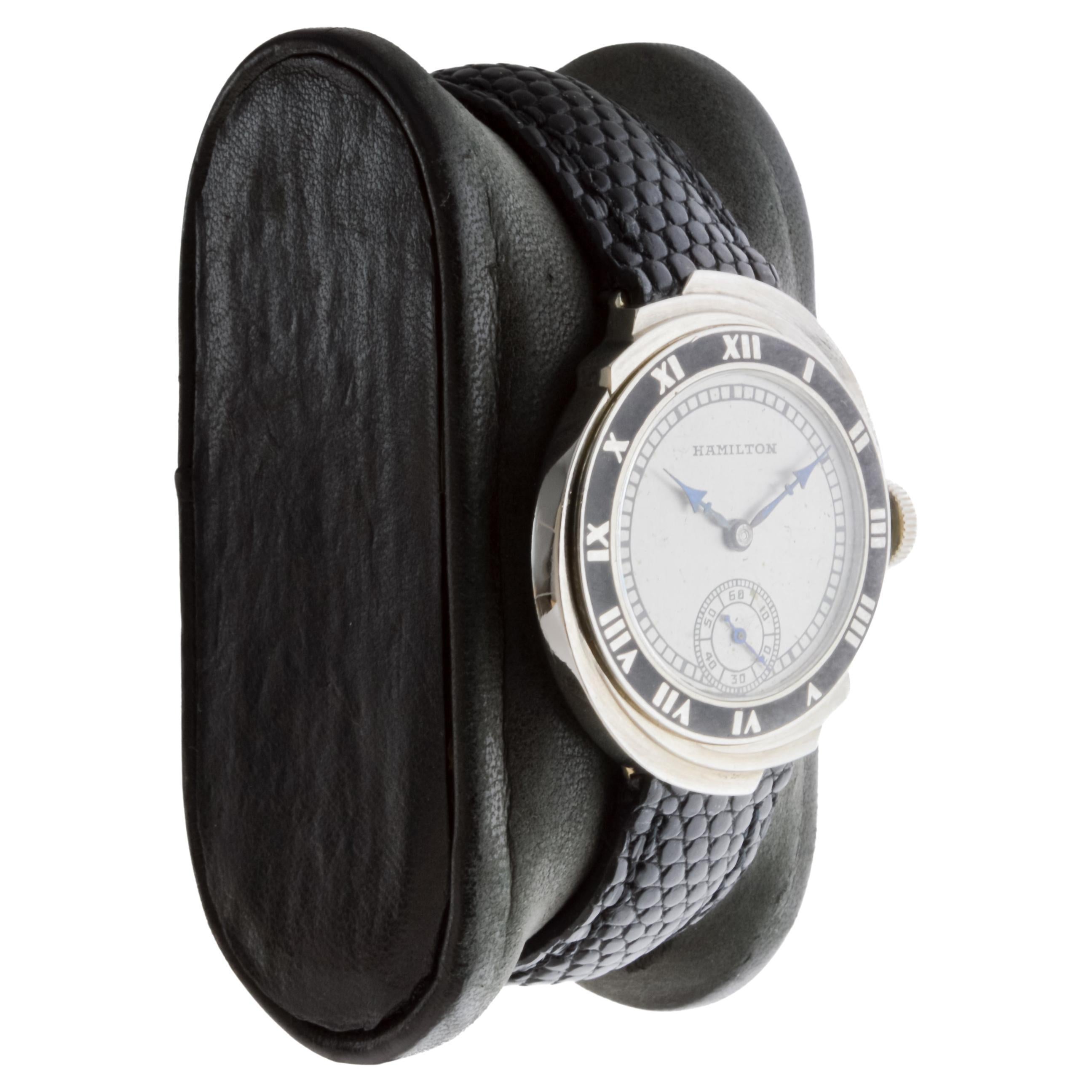 Art Deco Hamilton 14Kt White Gold 
