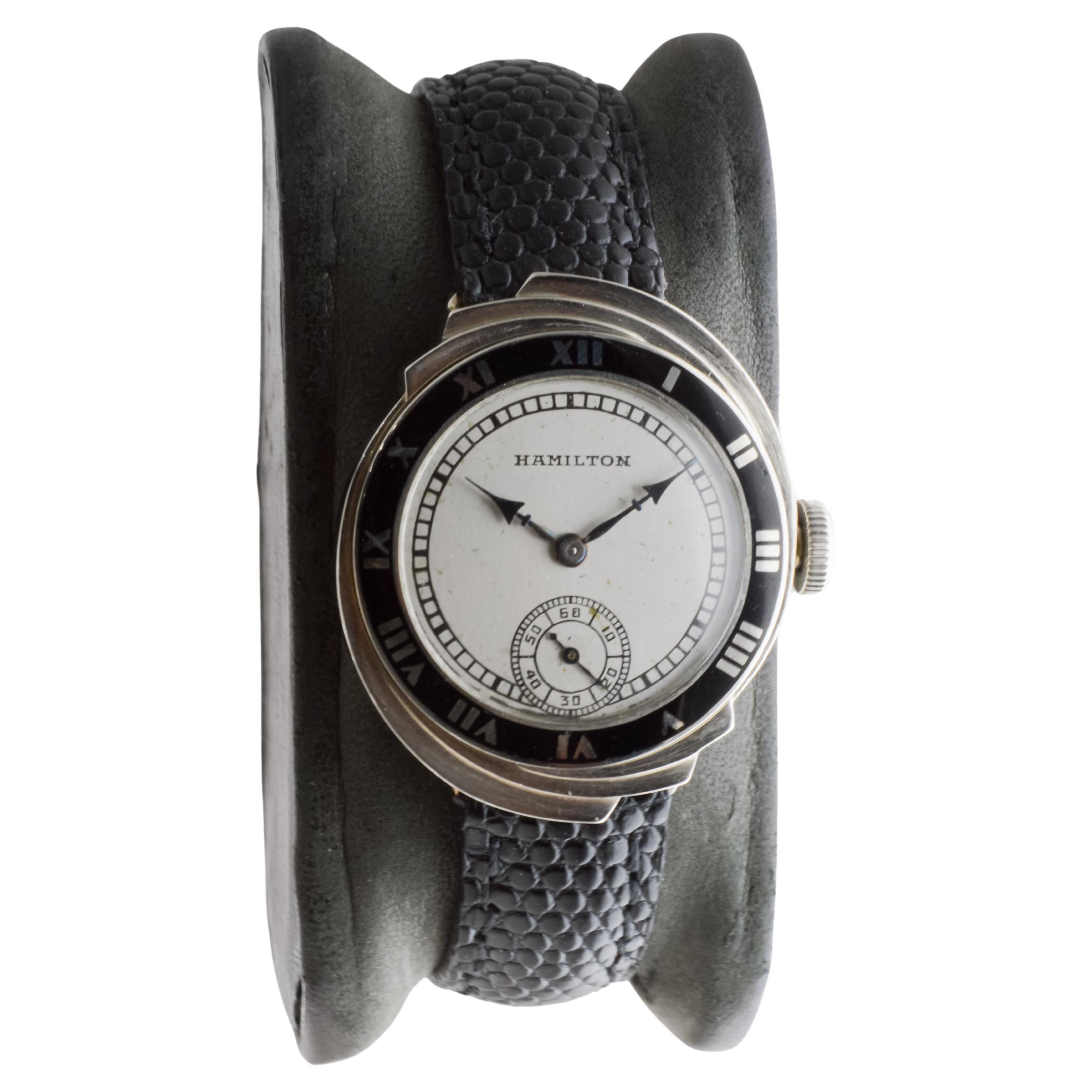 Women's or Men's Hamilton 14Kt White Gold 