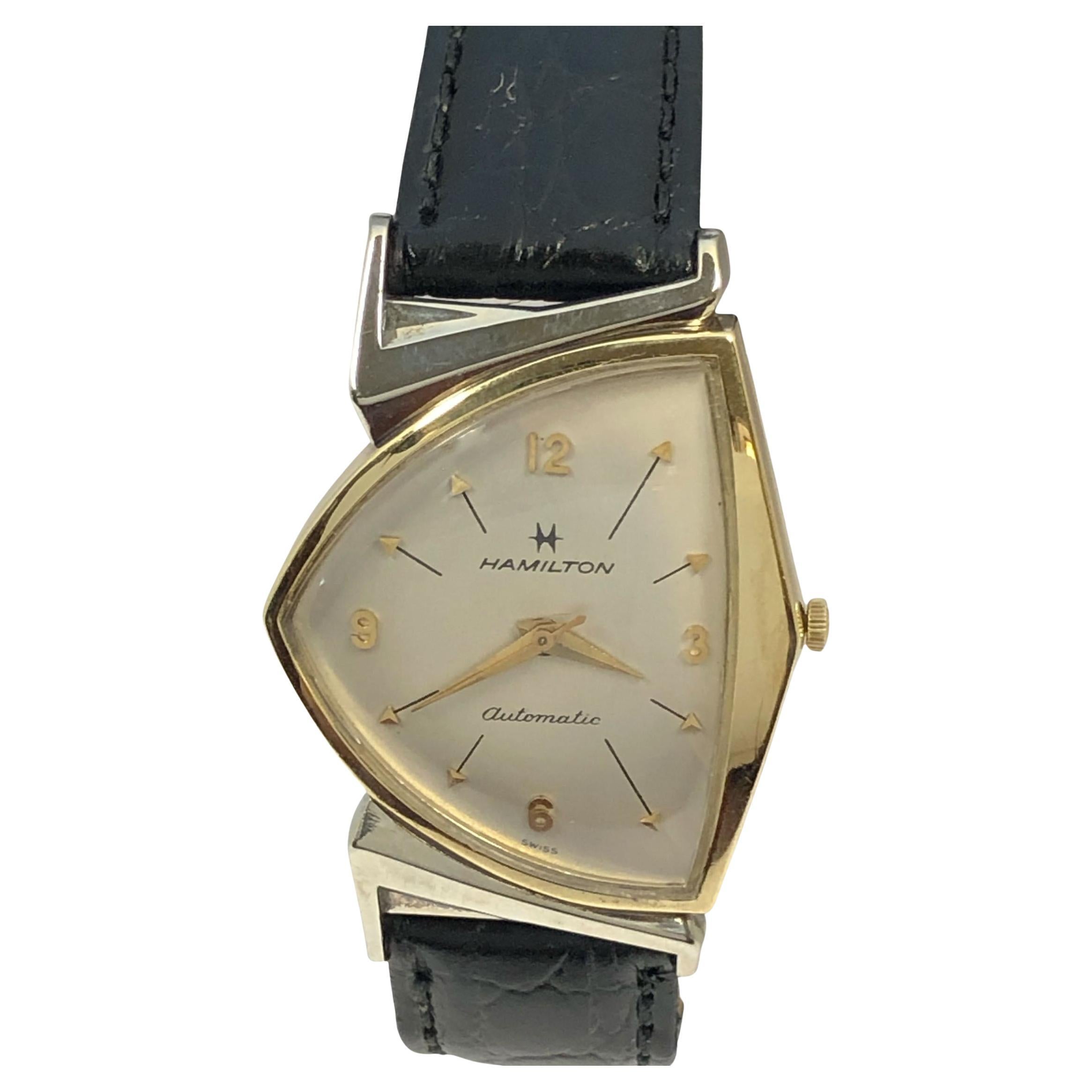 Hamilton 1961 Pacermatic Rare Automatic Gold filled Wrist Watch