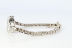 Hamilton 2.4CTW Diamond Watch. Vintage Ladies Hamilton Platinum and 14k WG.