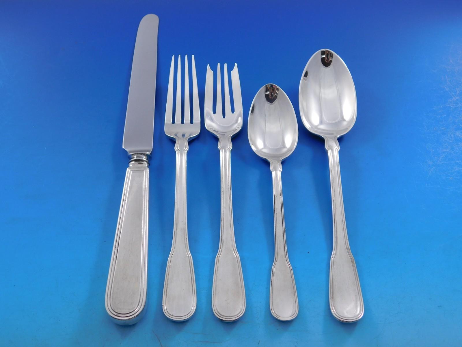 Hamilton aka Gramercy by Tiffany Sterling Silber Besteck Set 8 Service 77 Stück im Angebot 4