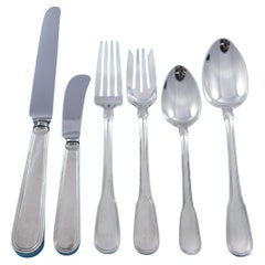 Vintage Hamilton aka Gramercy by Tiffany Sterling Silver Flatware Set 8 Service 77 pcs