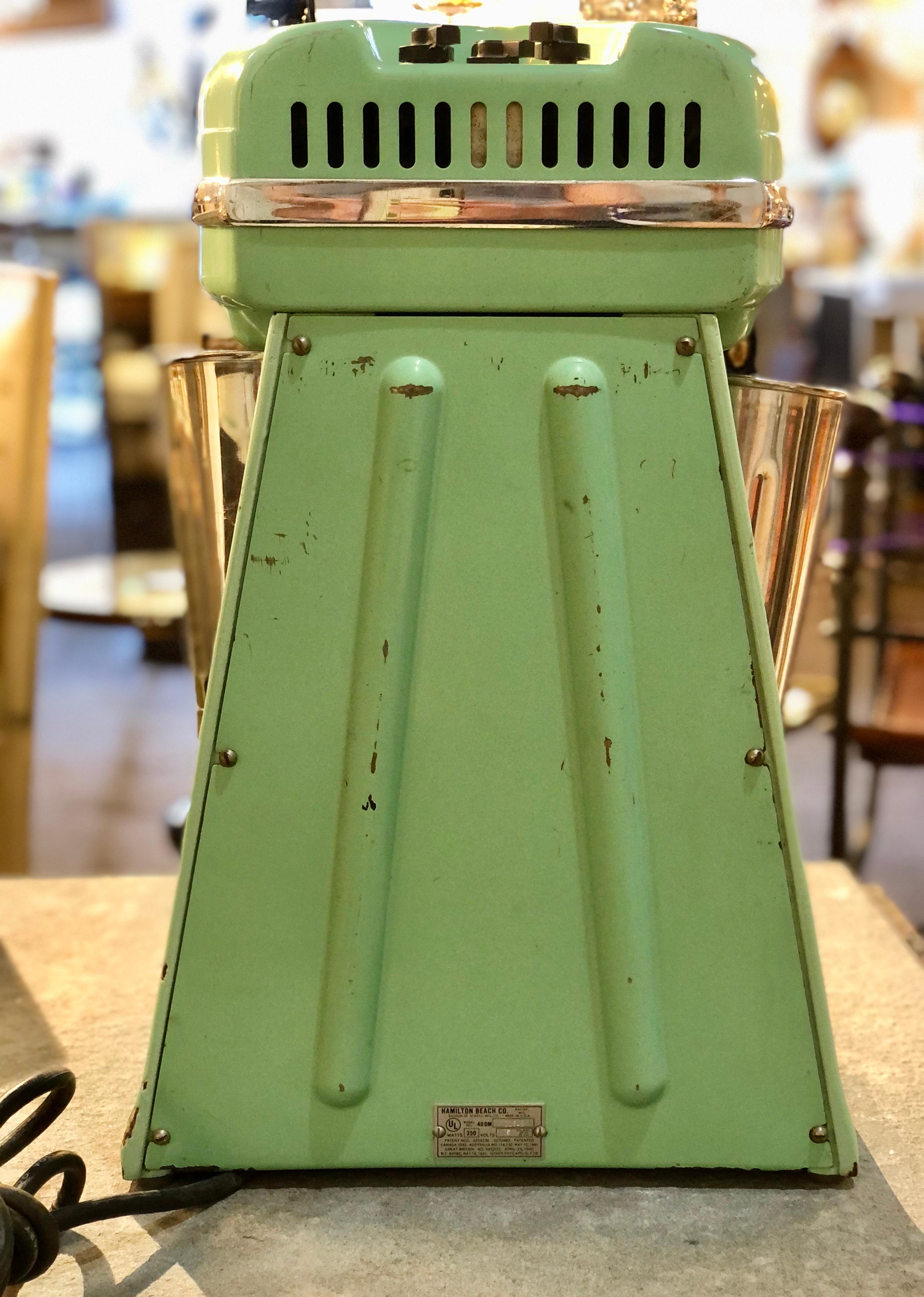 Hamilton Beach Milkshake Maker Vintage in Jadite Green 1