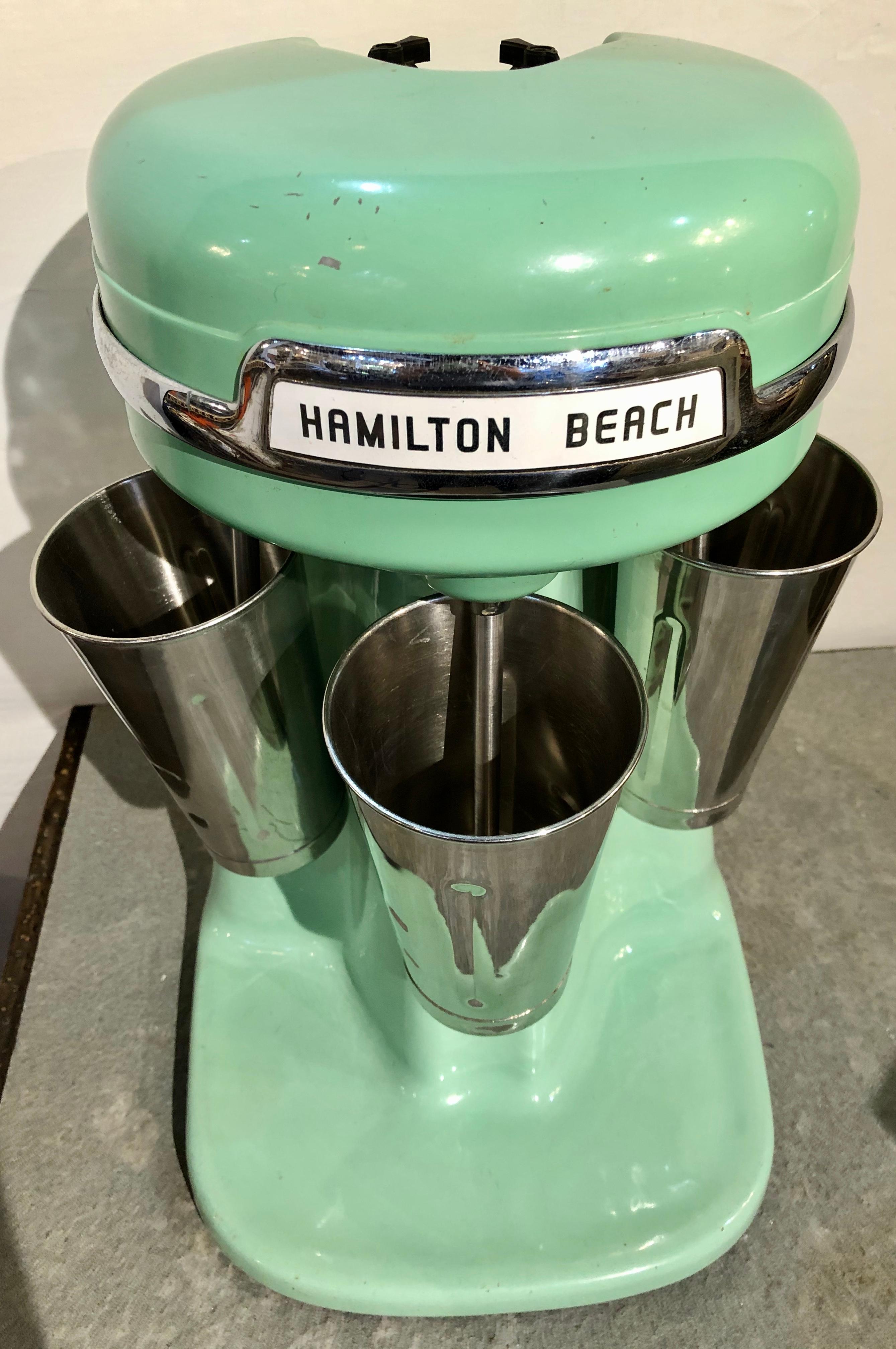 Hamilton beach milkshake machine vintage top