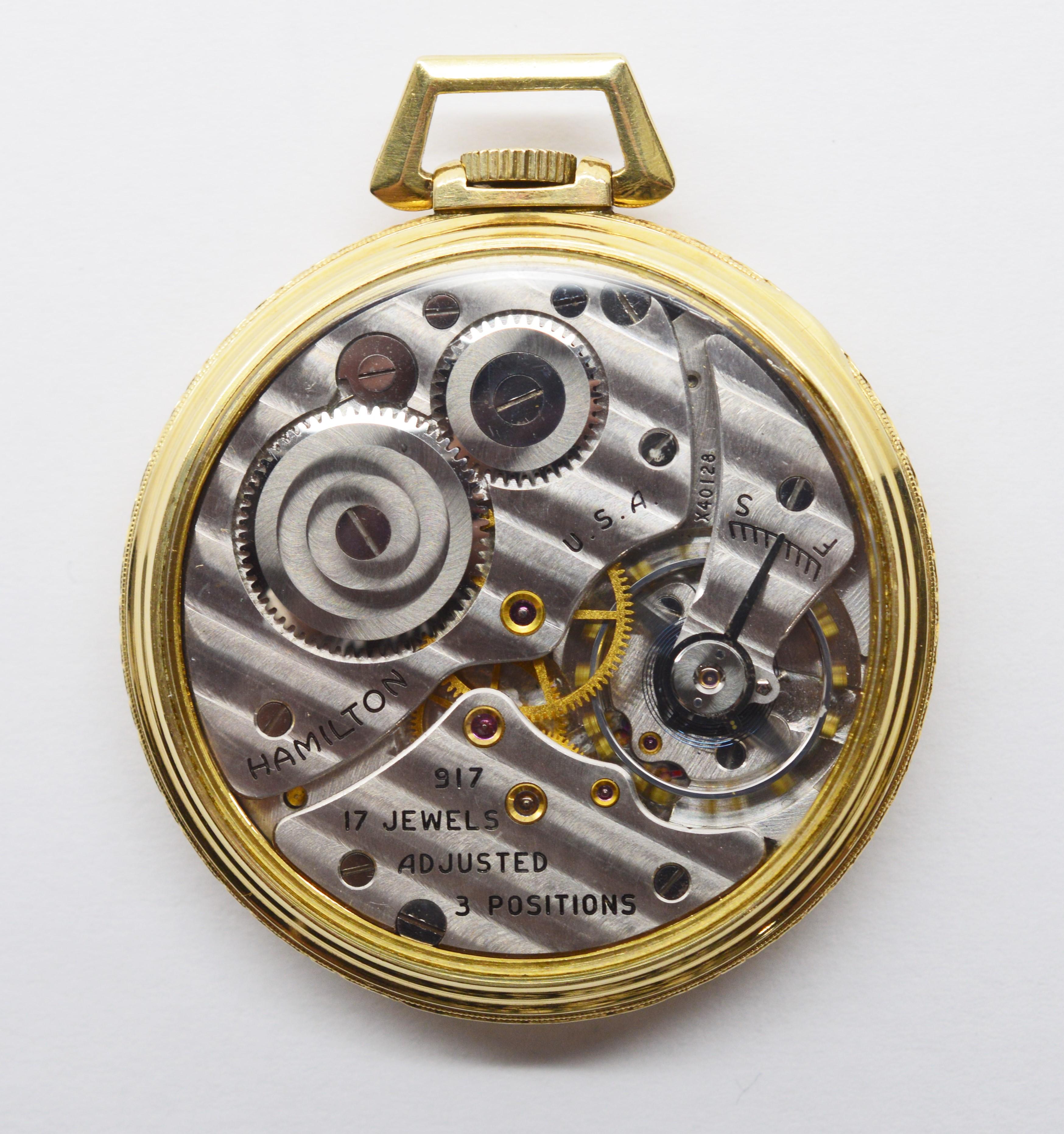 hamilton 917 pocket watch
