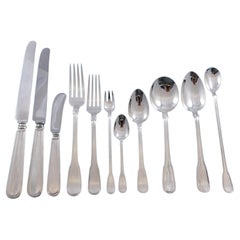 Hamilton by Tiffany and Co Sterling Silver Flatware Set 12 Service 136 pc Dinner
