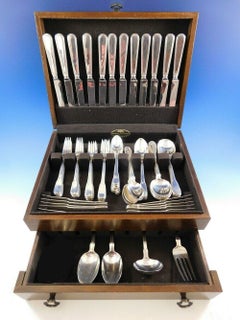Hamilton by Tiffany & Co Sterling Silver Flatware Set 12 Service 88 Pieces