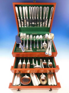 Hamilton by Tiffany Sterling Silver Flatware Set 18 Dinner Service 161 Pieces