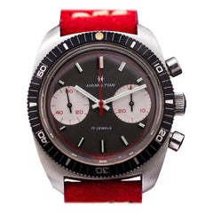 Hamilton Chrono-Diver Stainless Steel Chronograph Ref 647, circa 1960s