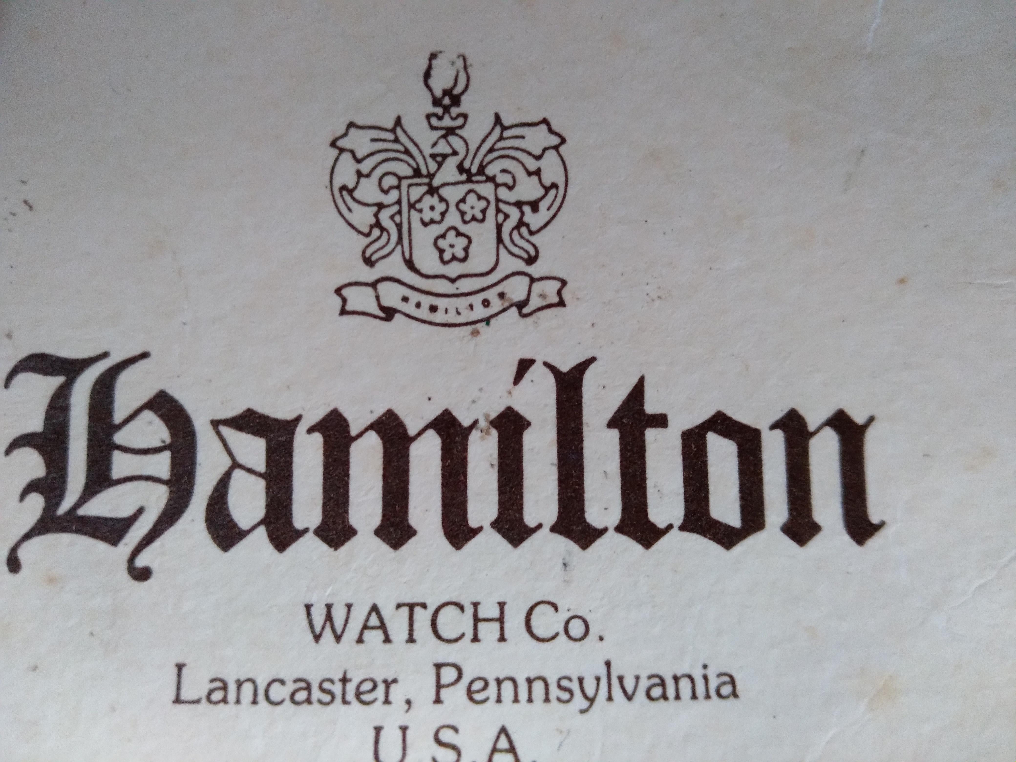 Fin du 20e siècle Horloge Hamilton 1990 en vente