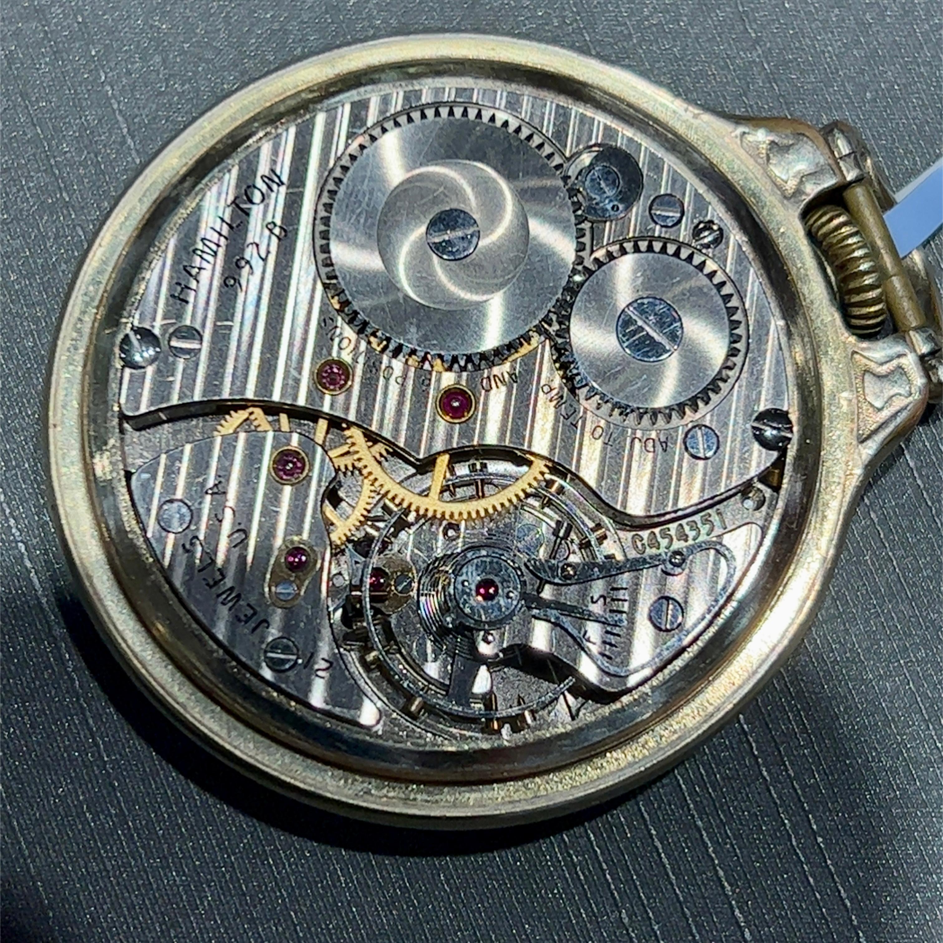Hamilton Co. Railway Special Pocket Watch 1957 For Sale 3