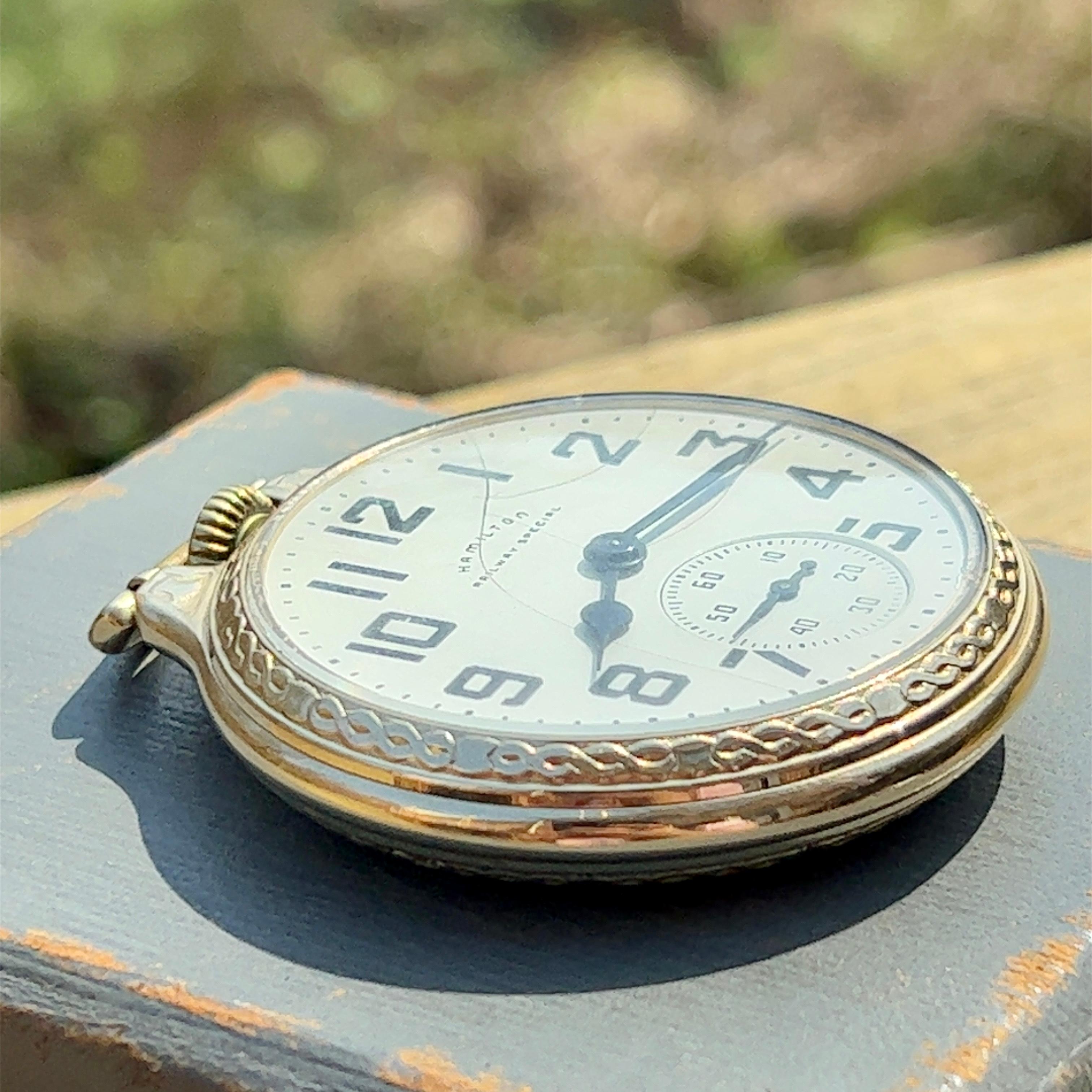 hamilton pocket watch value by serial number