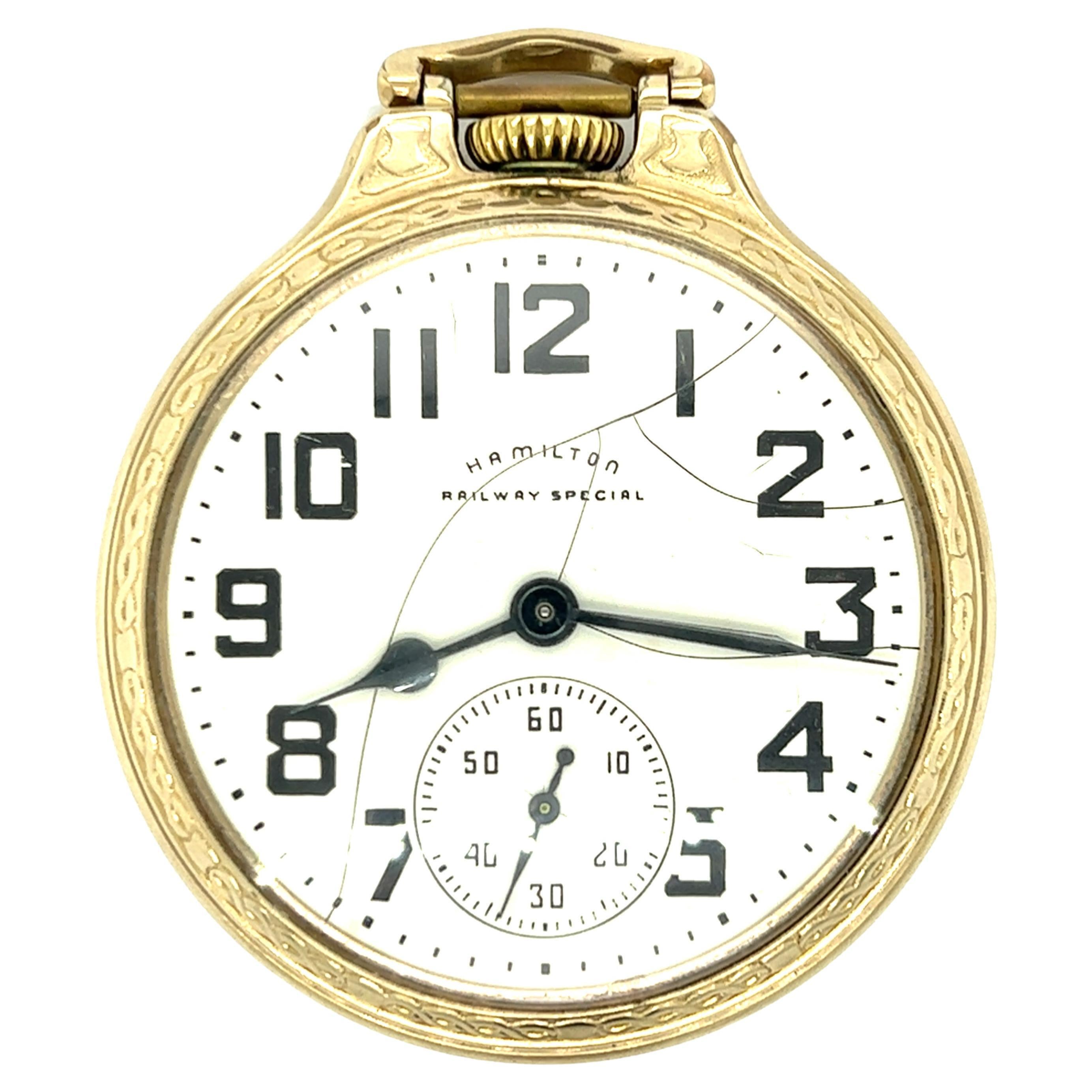 How old is a Hamilton Railway Special pocket watch?