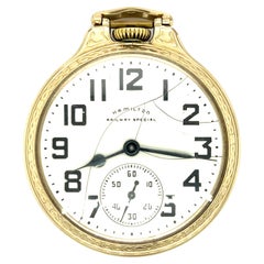 Retro Hamilton Co. Railway Special Pocket Watch 1957
