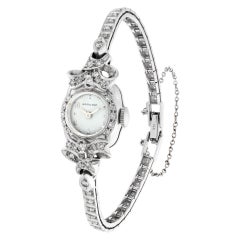 Hamilton Cocktail 14k White Gold Wristwatch
