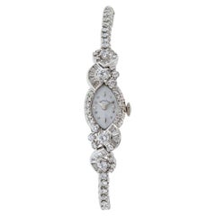 Used Hamilton Cocktail Watch 14K White Gold and 4.00CT Diamonds