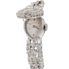 Hamilton Cocktail Watch Platinum and 7.25CT Diamonds