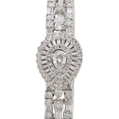 Hamilton Cocktail Watch Platinum and 7.25CT-TDW Diamonds