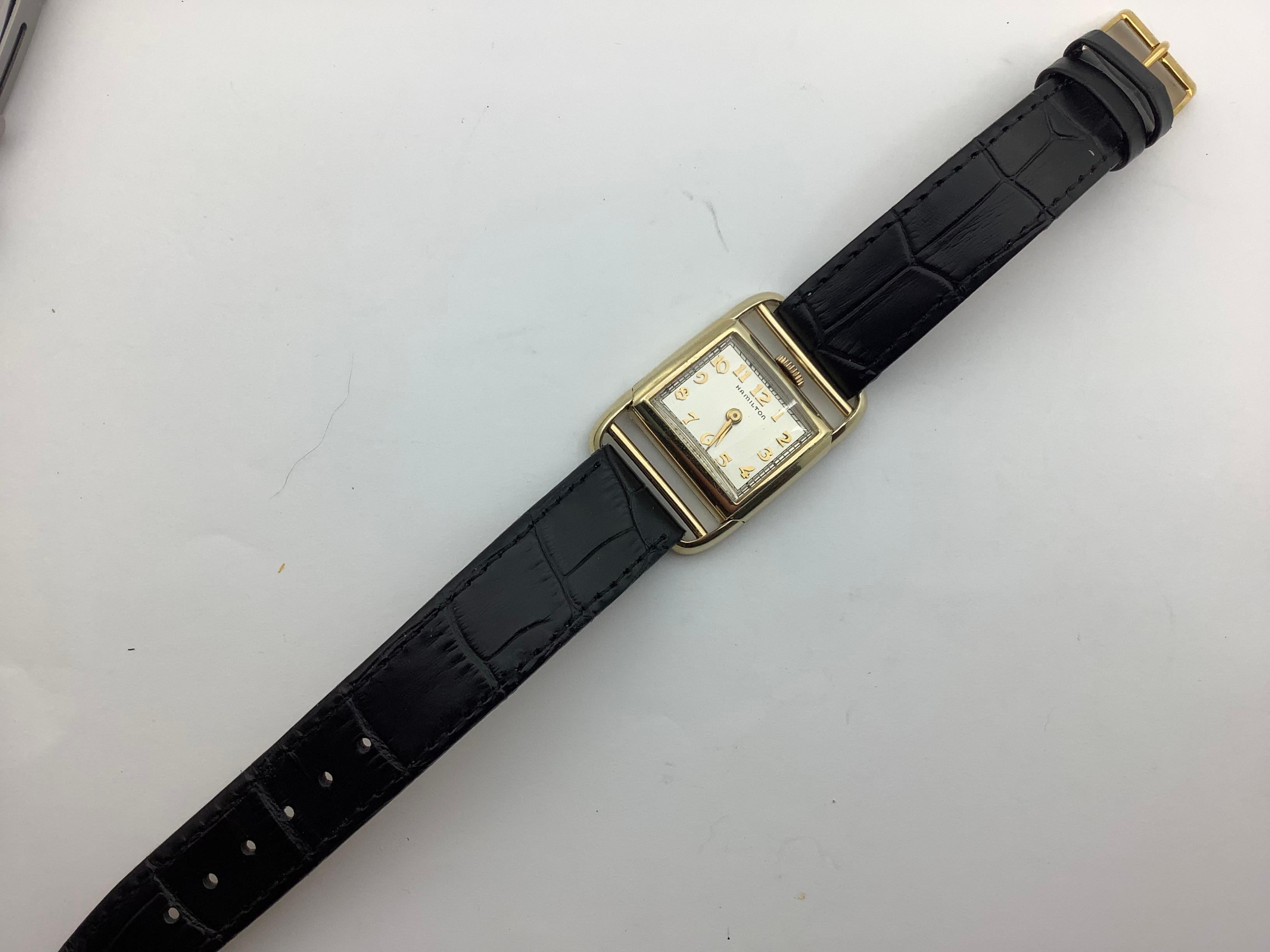 What a fun watch that I have for your consideration.  For Hamilton collectors I now yu will do years looking for one that is not badly worn. This case is superb. Let the pictures reflect the overall condition. 


I have had the watch for 6 months, I