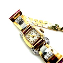 Hamilton Diamond Gold Watch