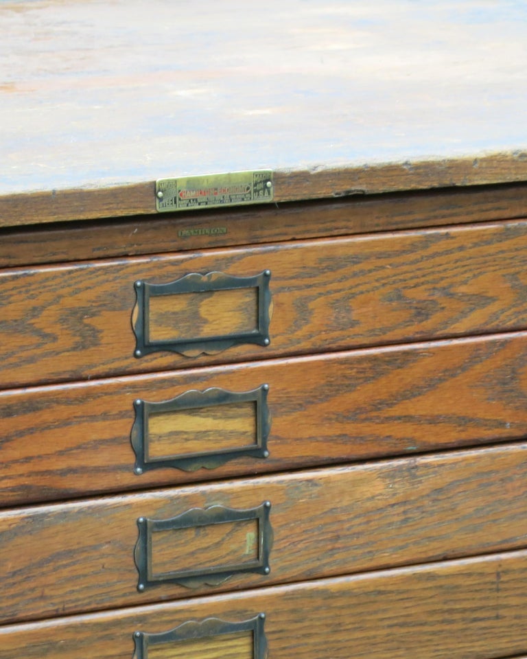 Hamilton Flat File Map Architects Industrial