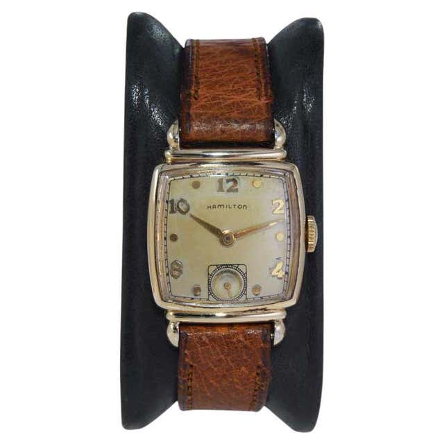 Hamilton Thinline 4002 Gold Filled Wristwatch, circa 1962 at 1stDibs