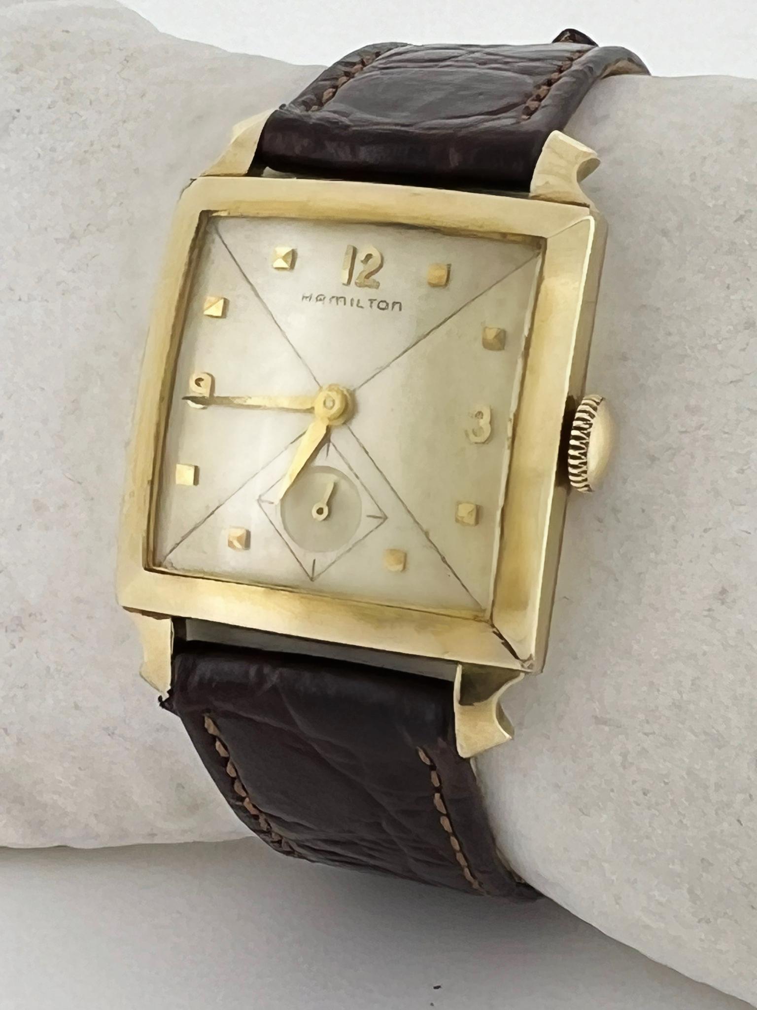 hamilton watch square