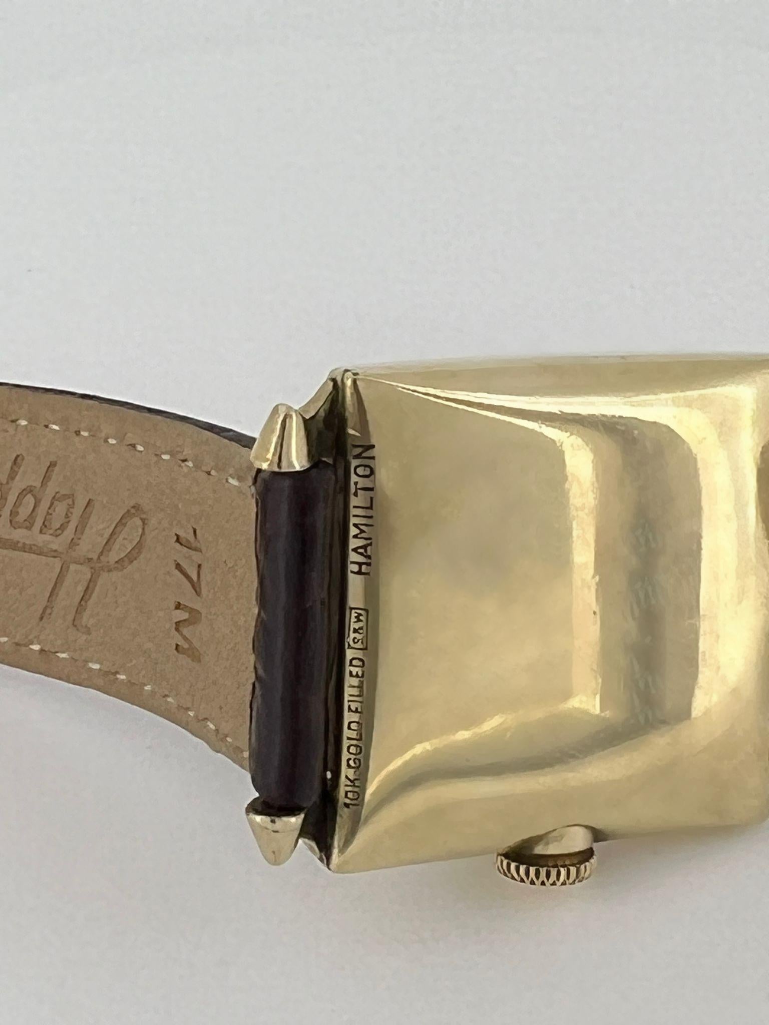 square gold watch men's