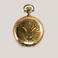 Hamilton Gold Filled Pocket Watch, 21 jewels, Size 16
