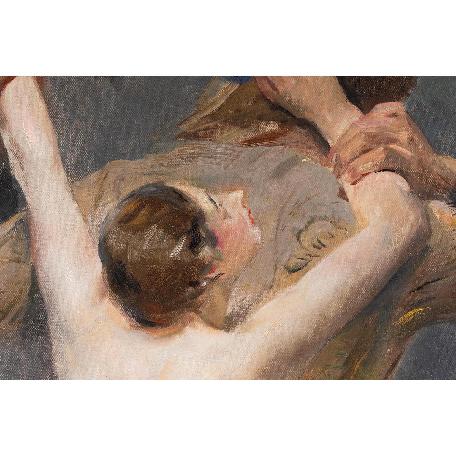 Oil on Canvas Depicting William Shakespeare's Characters 