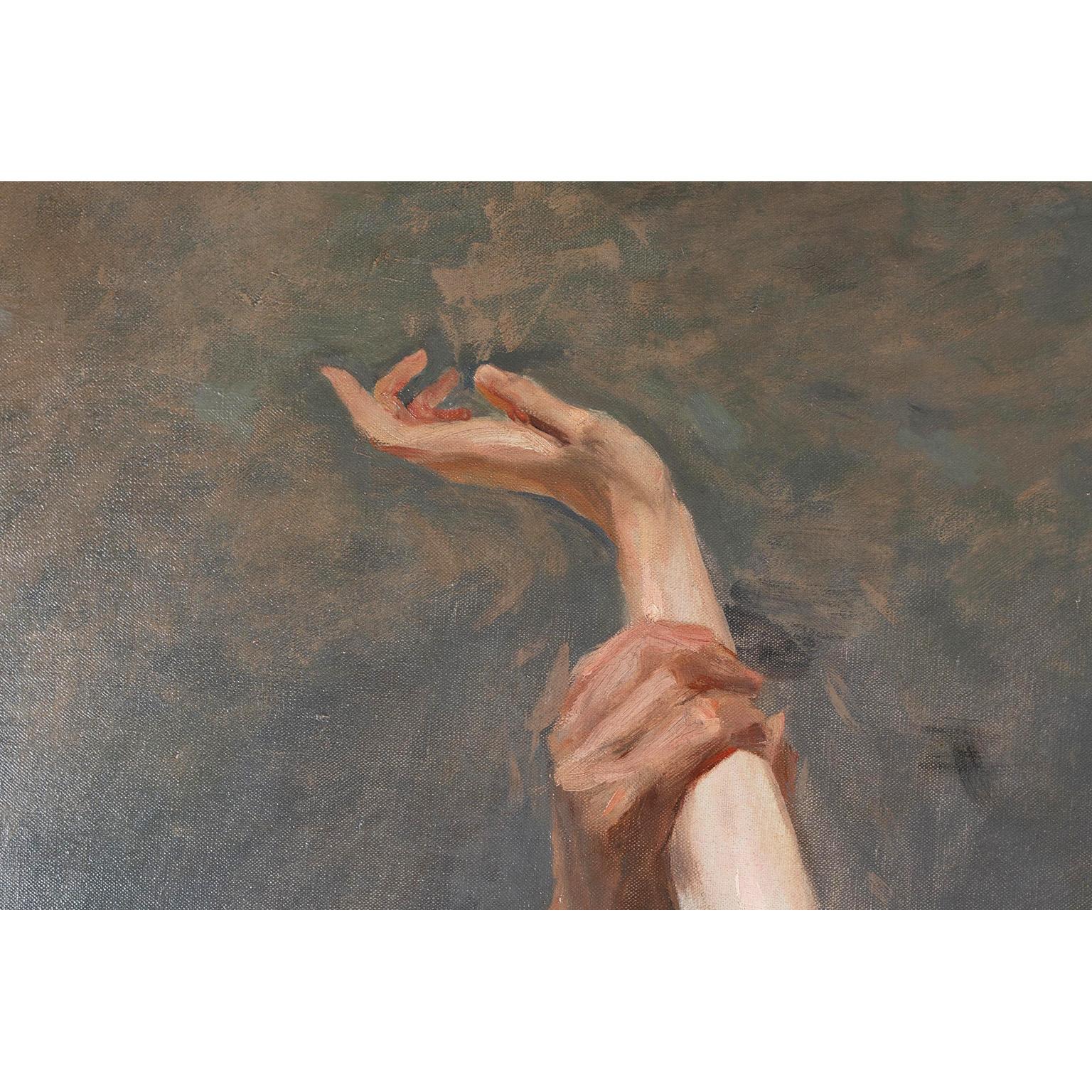 Oil on Canvas Depicting William Shakespeare's Characters 