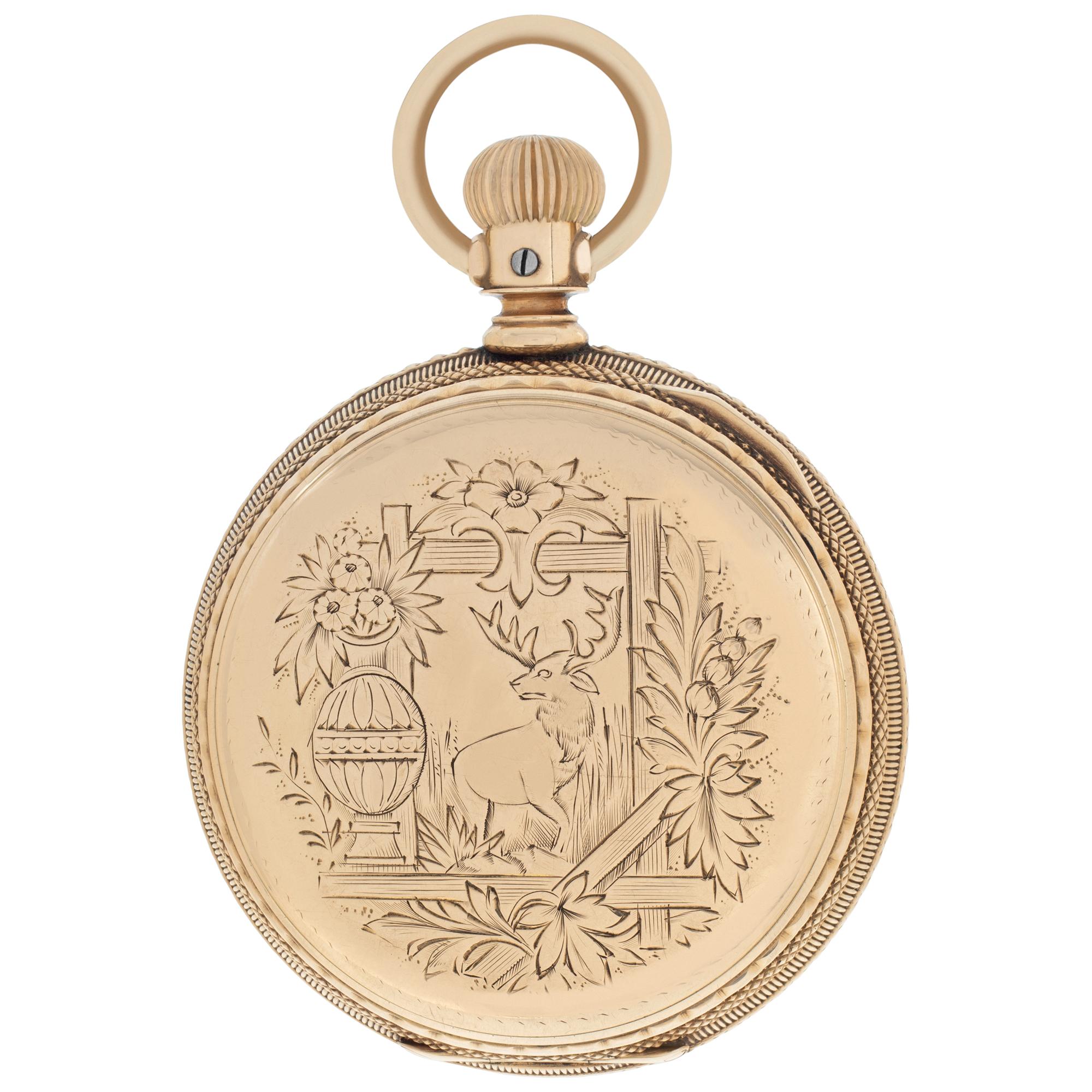 old gold pocket watch