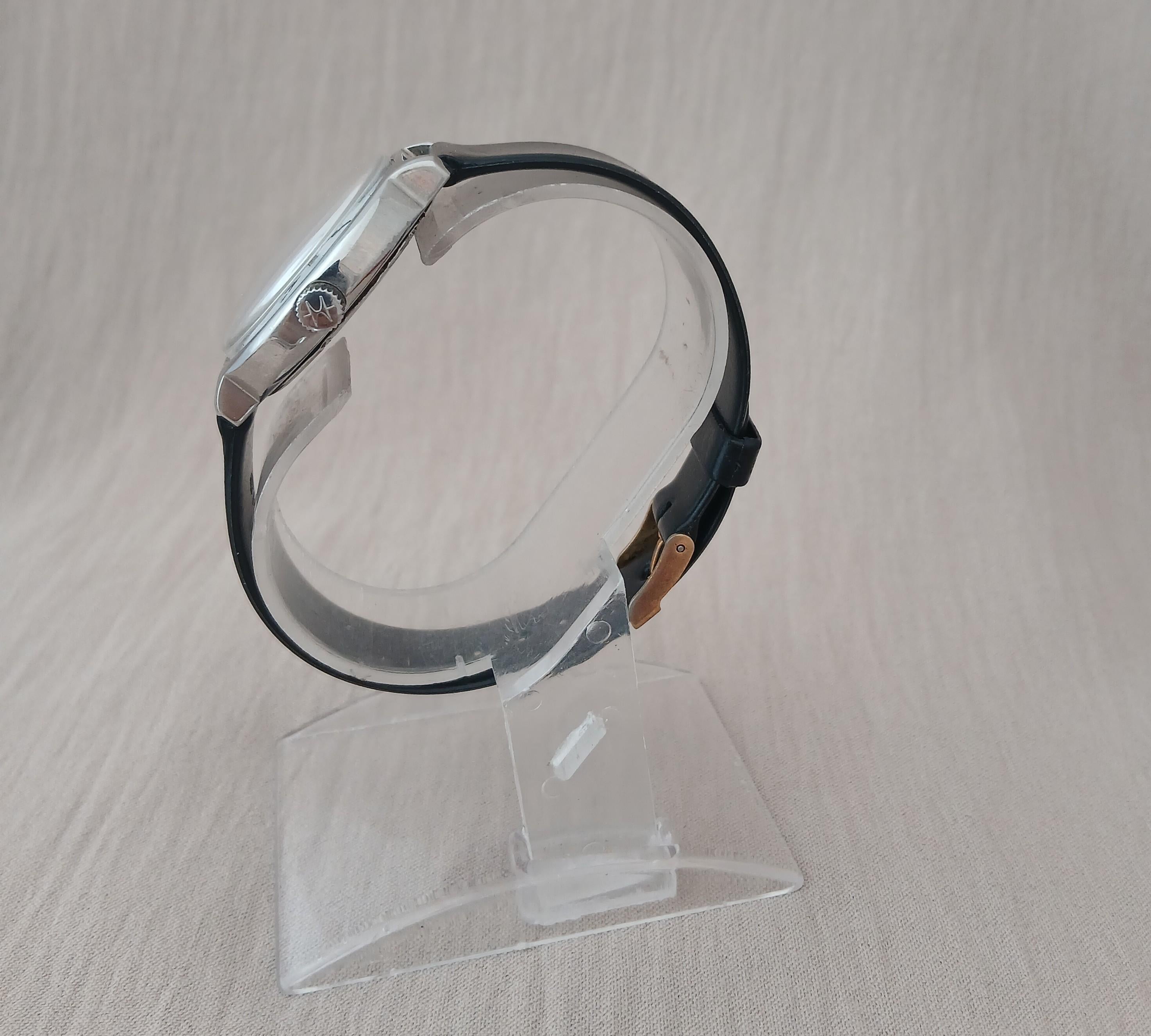 Hamilton Intra-Matic Automatik Herrenuhr Römisches Zifferblatt Datum Herrenuhr In Herkunft im Angebot 5