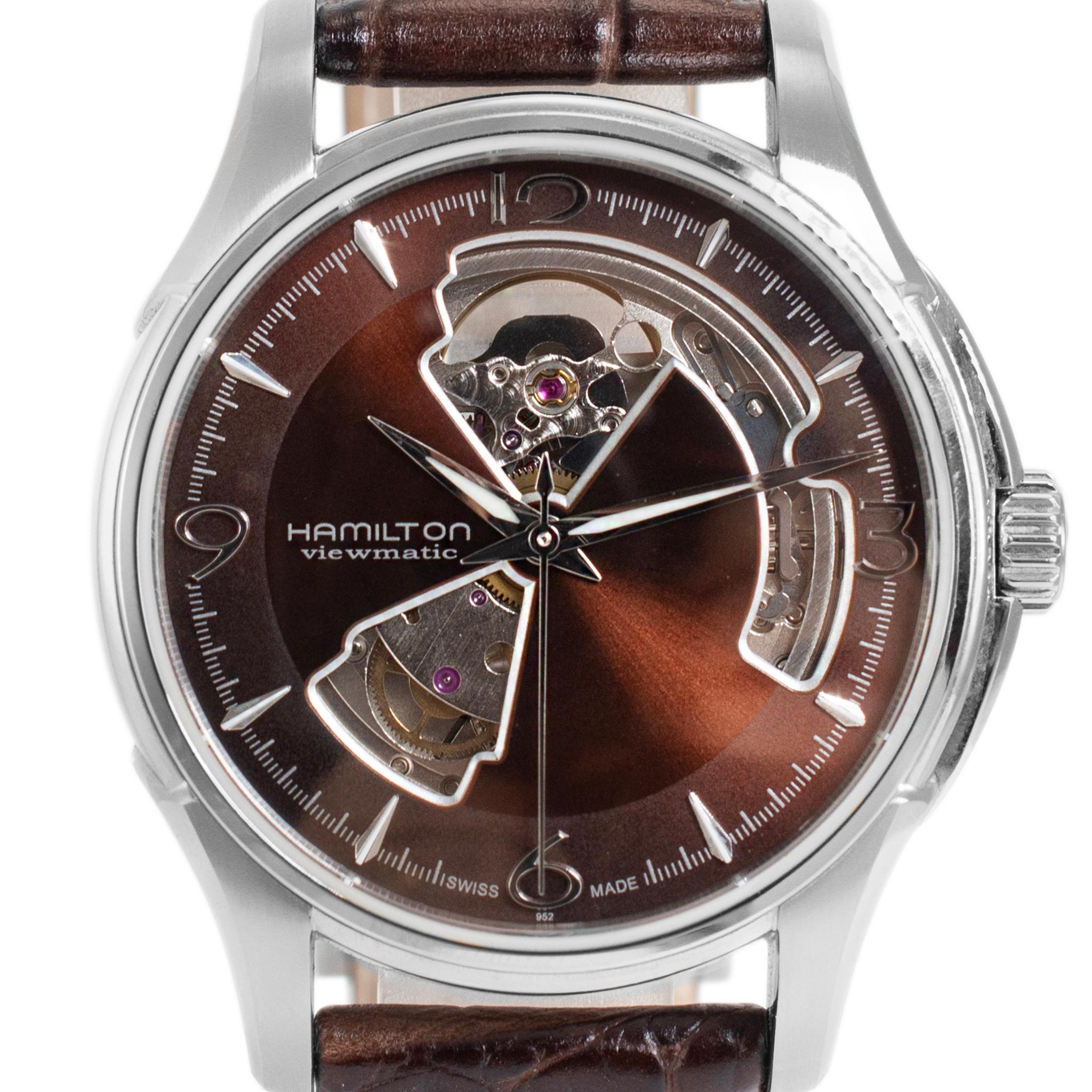 Marke: Hamilton

Geschlecht: Männer

Metalltyp: Rostfreier Stahl

Durchmesser: 40,00 mm

Gewicht: 70,50 Gramm

Eine Herrenuhr aus rostfreiem Stahl HAMILTON Swiss-made mit Originalbox. Das Metall wurde getestet und als rostfreier Stahl eingestuft.