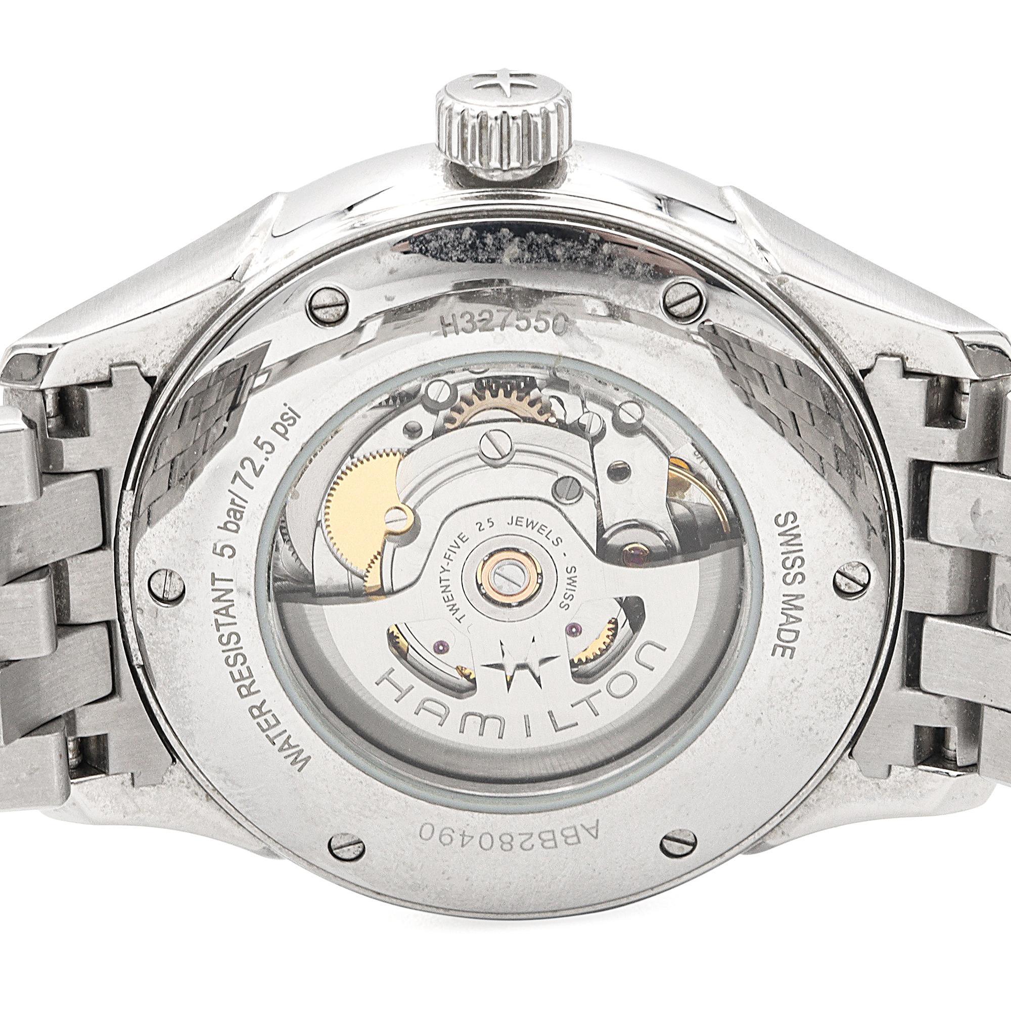 Hamilton Jazzmaster Viewmatic Skeleton Datum Automatik Herrenuhr Ref. H327550 im Angebot 1