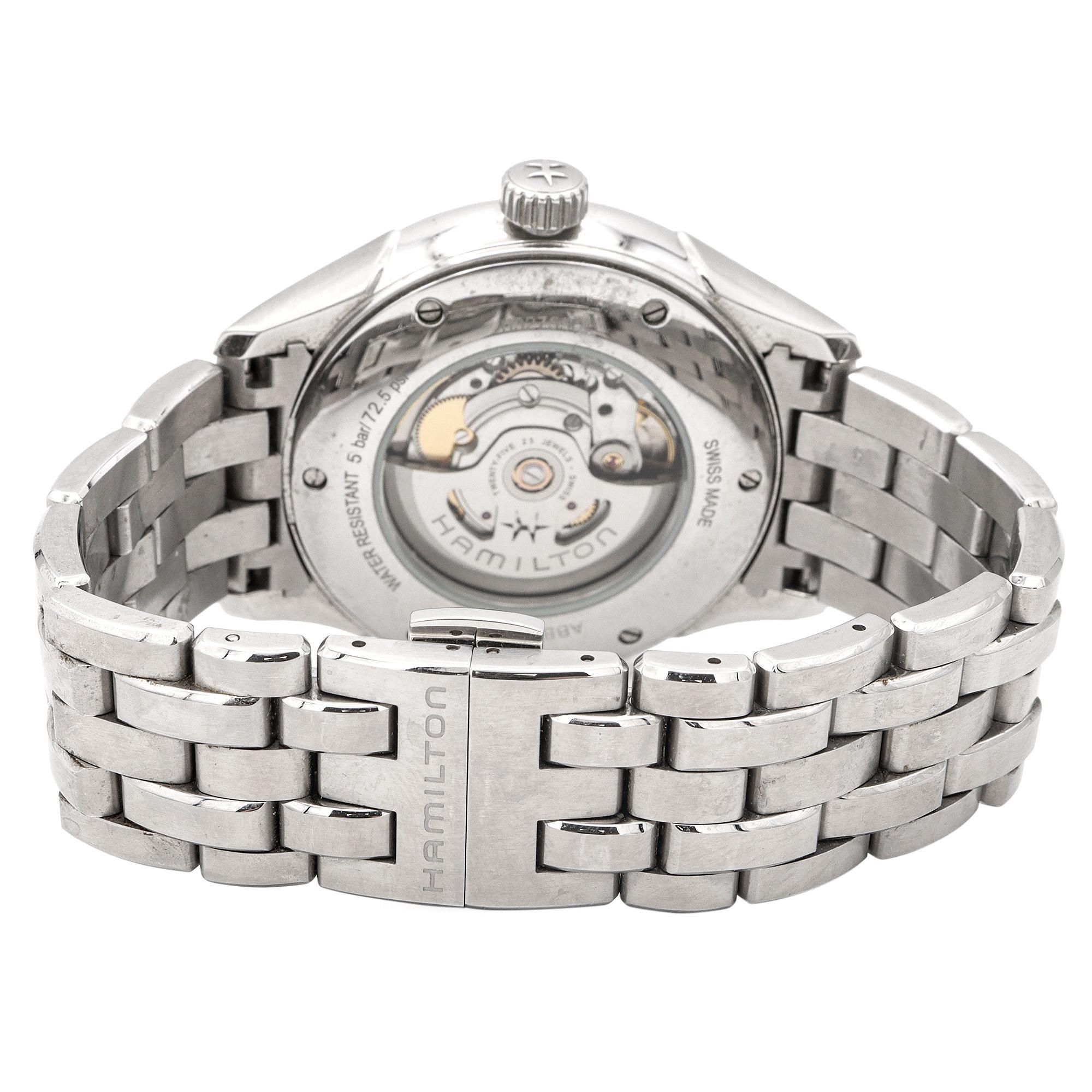 Hamilton Jazzmaster Viewmatic Skeleton Datum Automatik Herrenuhr Ref. H327550 im Angebot 2