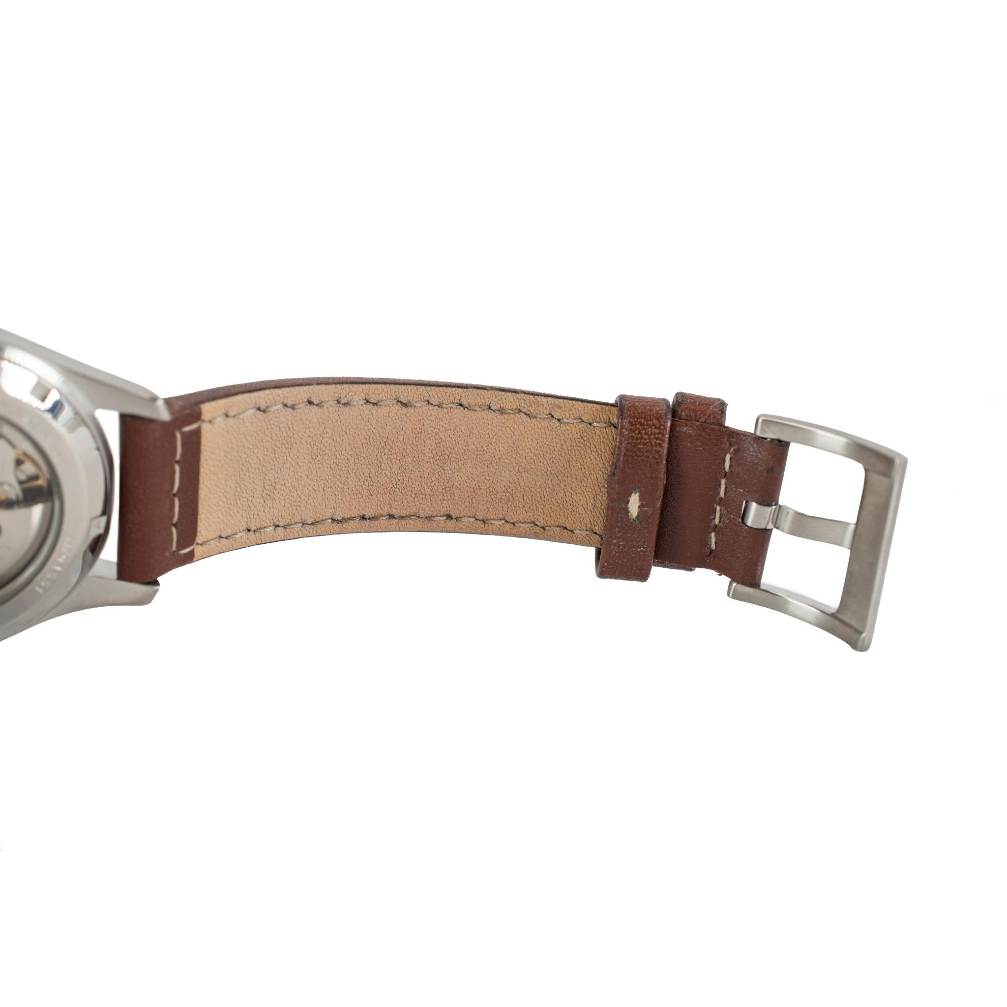 Hamilton Khaki Field Auto 38MM H70551 Brown Leather Steel Automatic Watch For Sale 1