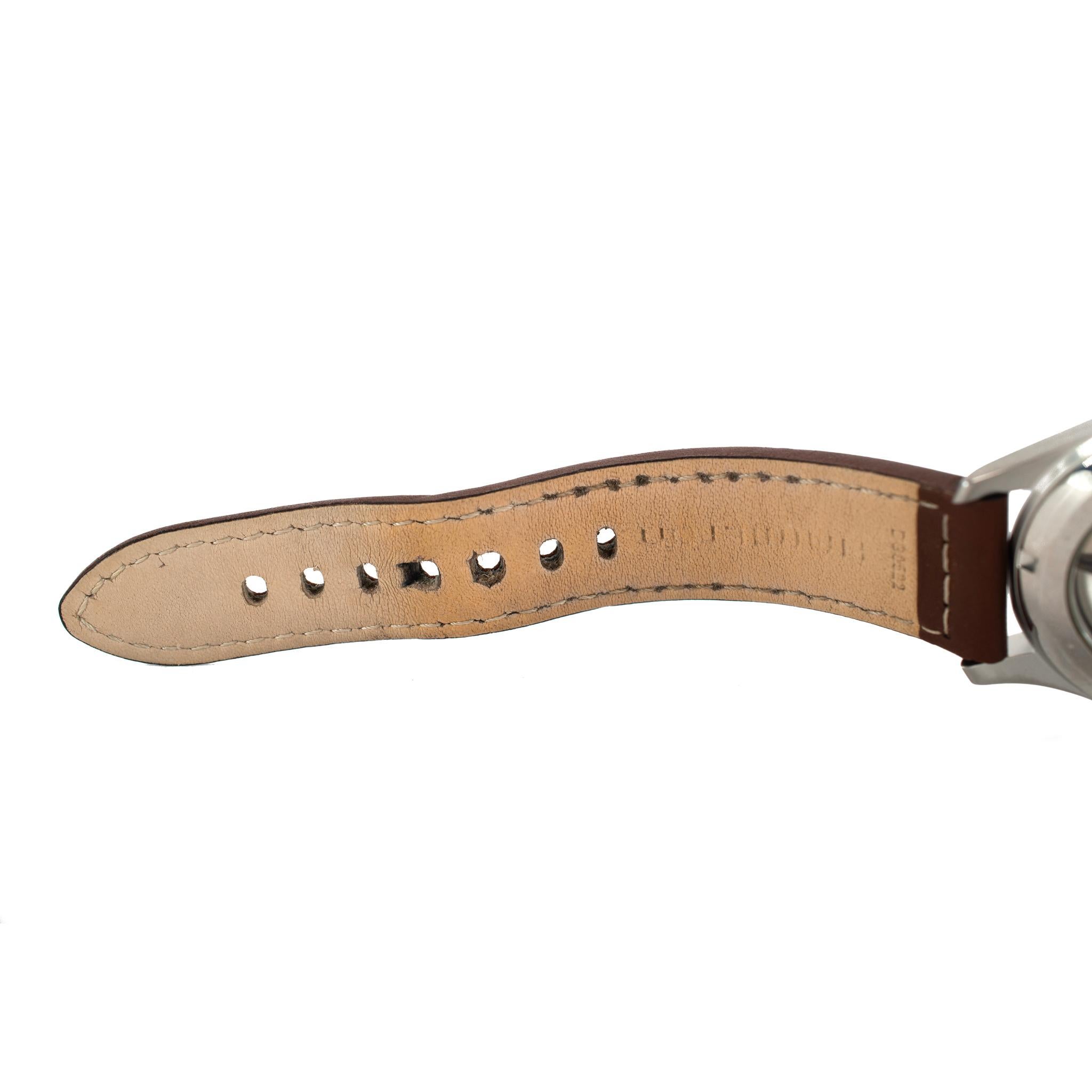 Hamilton Khaki Field Auto 38MM H70551 Brown Leather Steel Automatic Watch For Sale 2