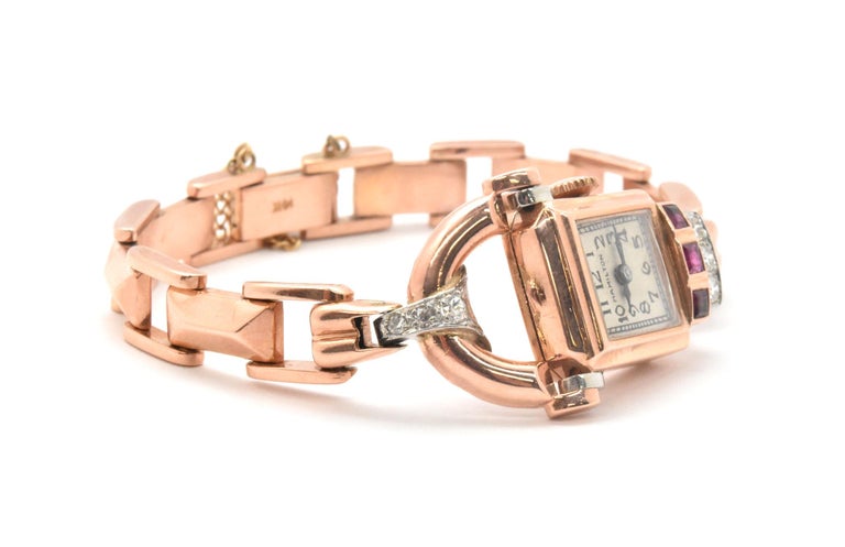 hamilton watch rose gold