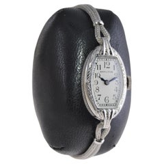 Hamilton Ladies Solid Gold Art Deco Watch with Cord