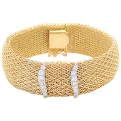 Hamilton Ladies Yellow Gold Diamond “Peek-a-boo” Manual Wristwatch, circa 1955