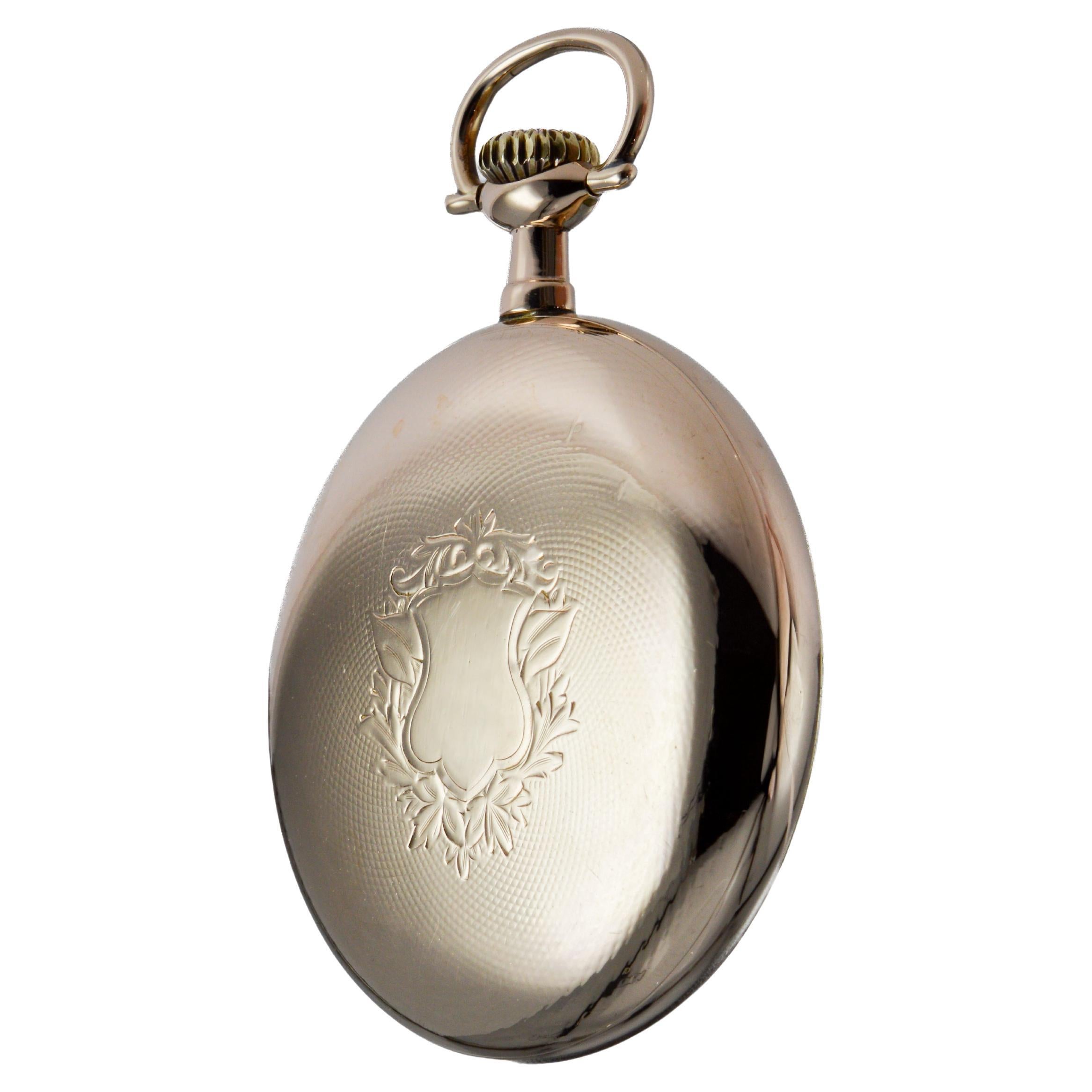 Hamilton Open Faced Pocket Watch for the Chicago house of J.V. Falwell from 1923 7