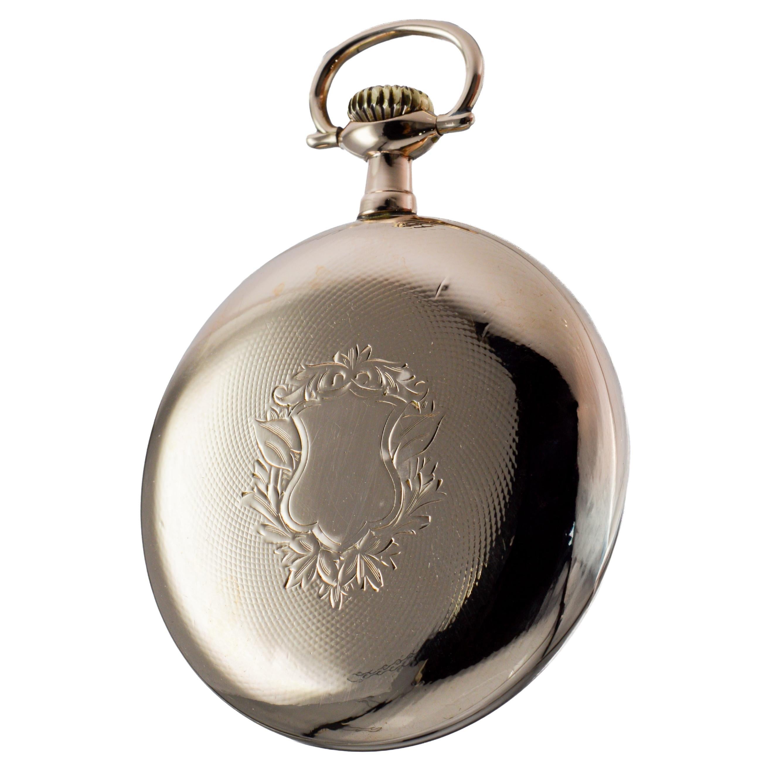 Hamilton Open Faced Pocket Watch for the Chicago house of J.V. Falwell from 1923 8
