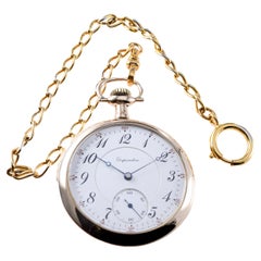 Hamilton Open Faced Pocket Watch for the Chicago house of J.V. Falwell from 1923