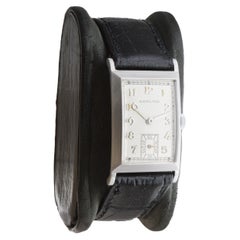 Hamilton Platinum Art Deco Tank Style 1940's with Medallion Series Movement.